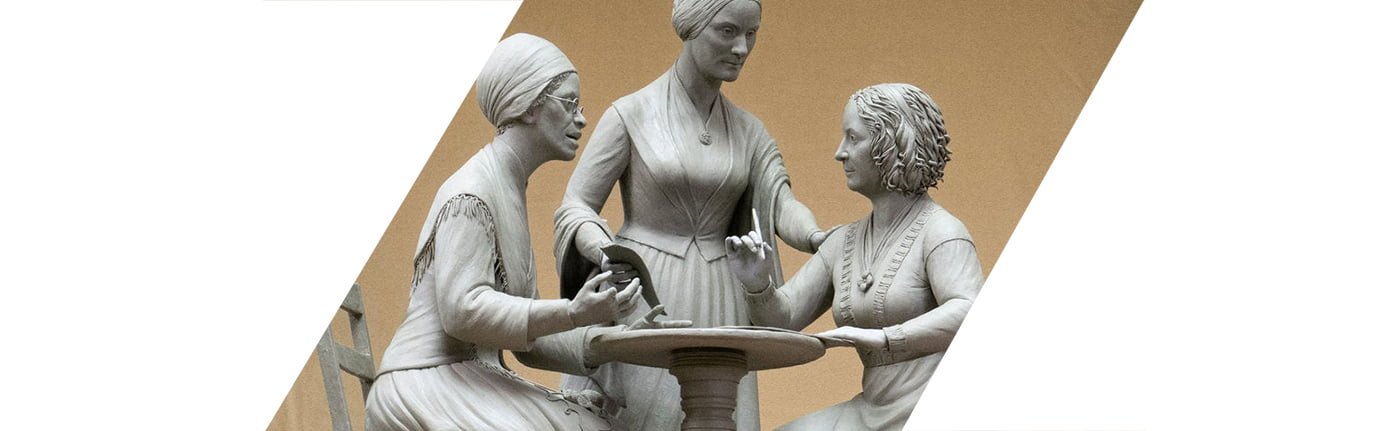 Estados Unidos: el monumento a una esclava abolicionista y dos sufragistas rompe el “techo de bronce” del Central Park