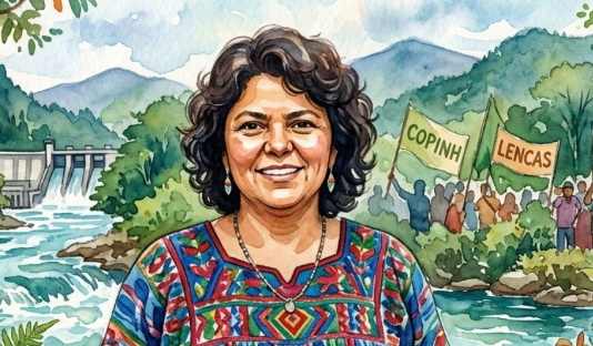 Mi homenaje al liderazgo imprescindible de Berta Cáceres
