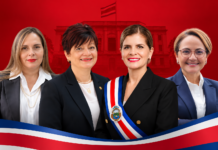 Costa Rica tiene por primera vez a cuatro mujeres al frente del poder
