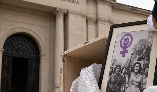 Colombia retira del museo parte de la memoria feminista y LGTBQI+